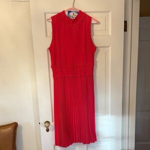 Elegant Peony Pink Sleeveless Dress